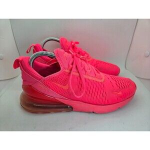 Nike Air Max 270 Shoes Women's 8.5 Hyper Pink Athletic Running Workout Sneakers